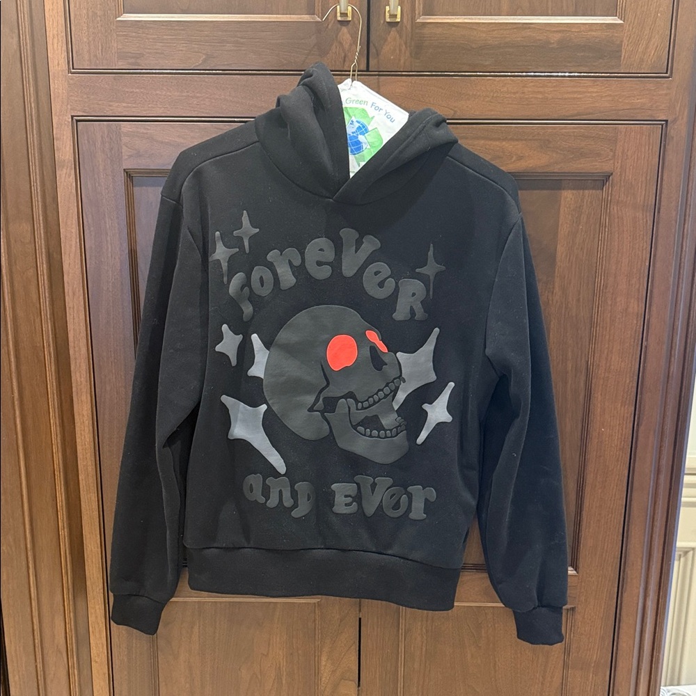 Pacsun Black Skull Hoodie